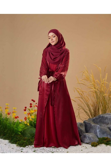 RTW ABAYA FATEEMA COLOR MAROON